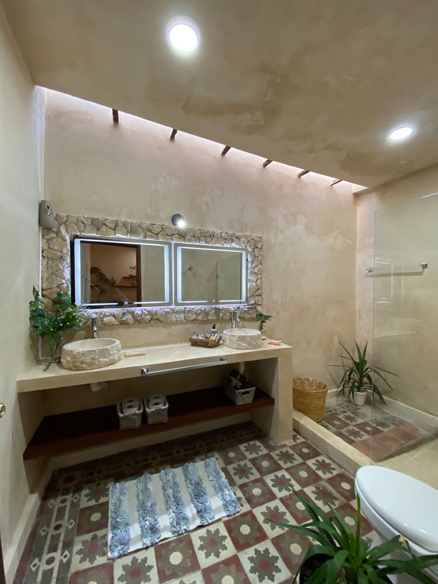 9 de 33: Baño 
Casa remodelada en Mérida Yucatán, México