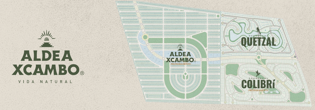 2 de 13: mapa general ALDEA XCAMBO