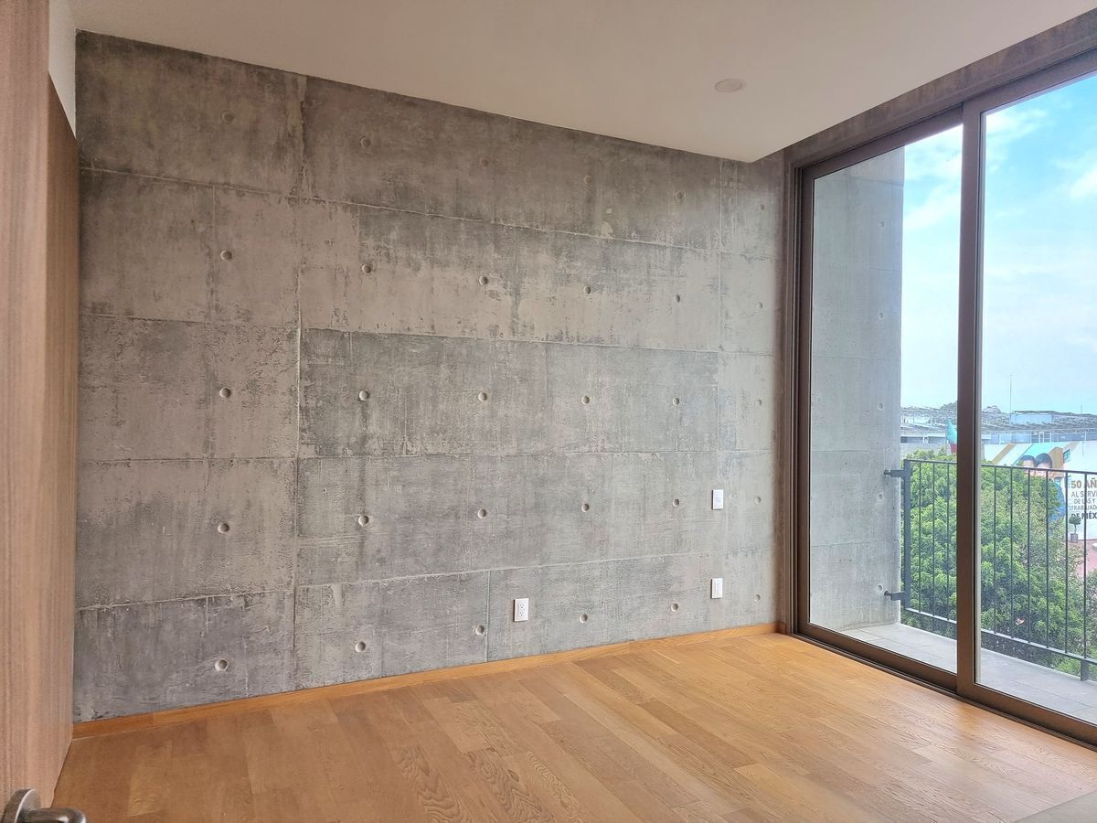 Muro estilo contemporáneo de recamara.