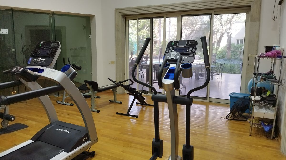 43 de 46: GIMNASIO CON VISTA A LA ALBERCA