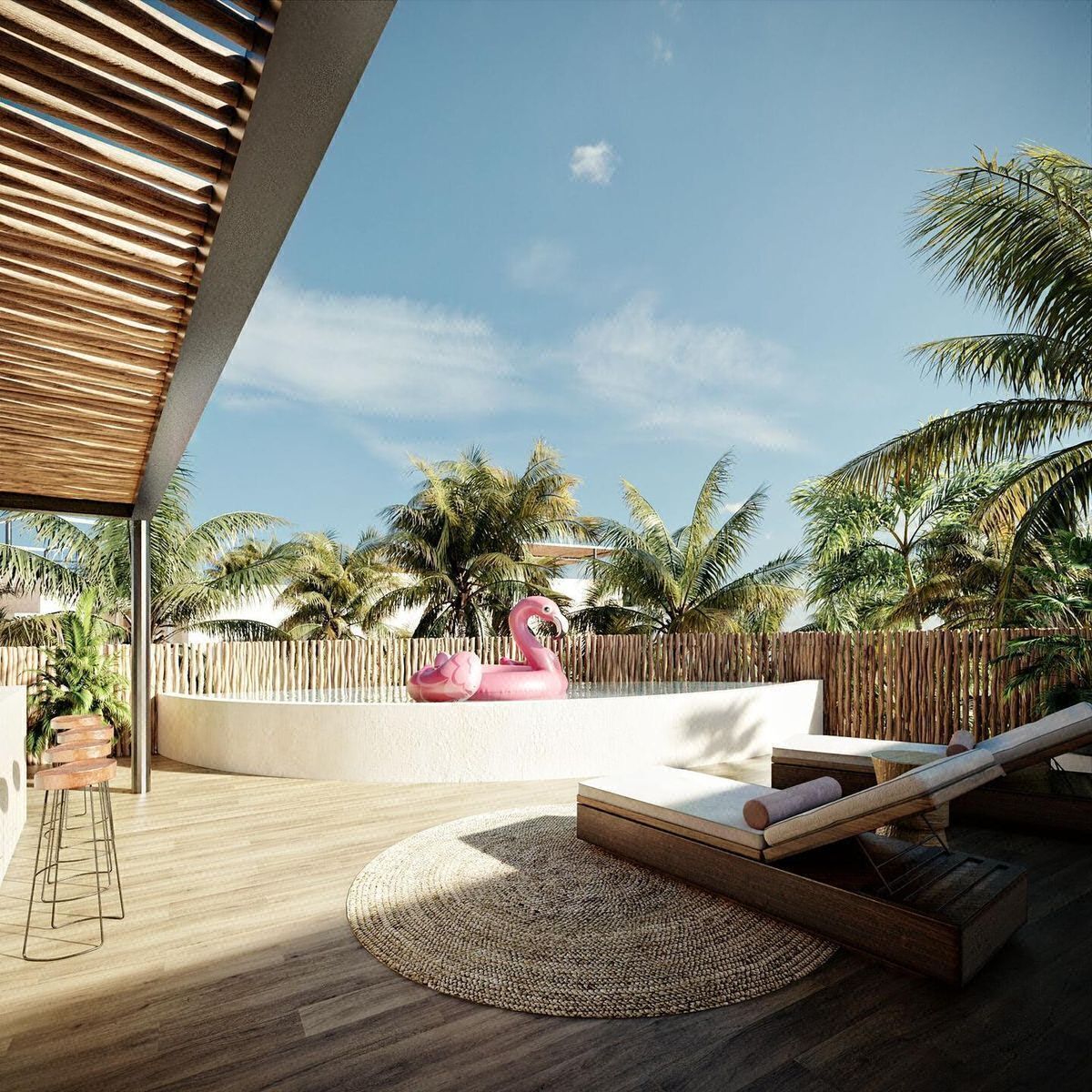 Departamento en Venta de 2 Recámaras en la Playa. Awah Chicxulub Puerto, Yucatán