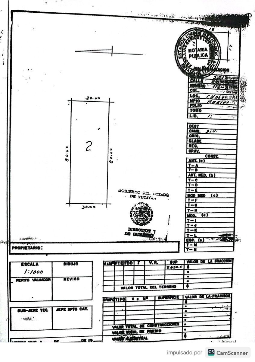 16 de 16: PLANO CATASTRAL