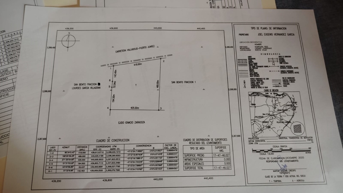 2 de 16: Plano catastral 2025