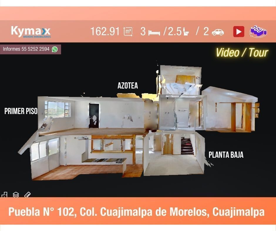 Excelente Casa  m2 Col. Cuajimalpa de Morelos, Cuajimalpa