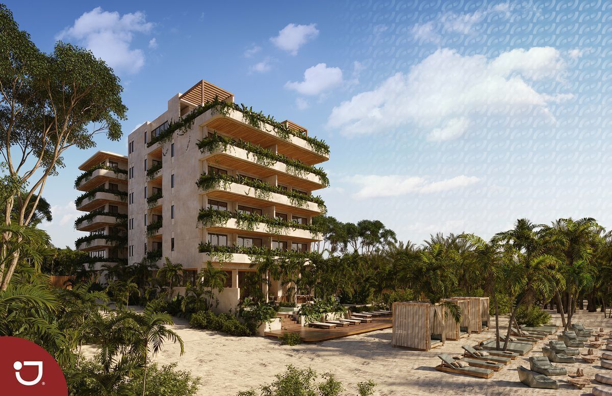 Apartamento frente al mar a la venta en Puerto Morelos, Riviera Maya