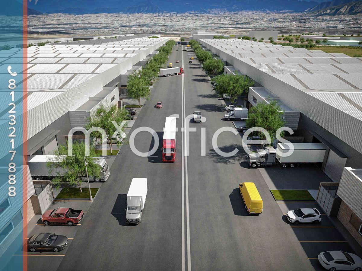 Bodega Industrial de 1404.44 m2 + 103.18 m2 de Oficina en Apodaca Nuevo Leon