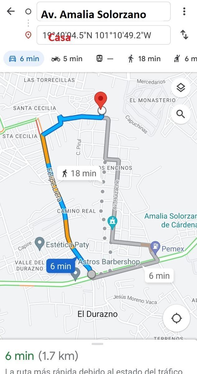 15 de 16: La casa esta a 1.7 km de la avenidad Amalia Solorzano