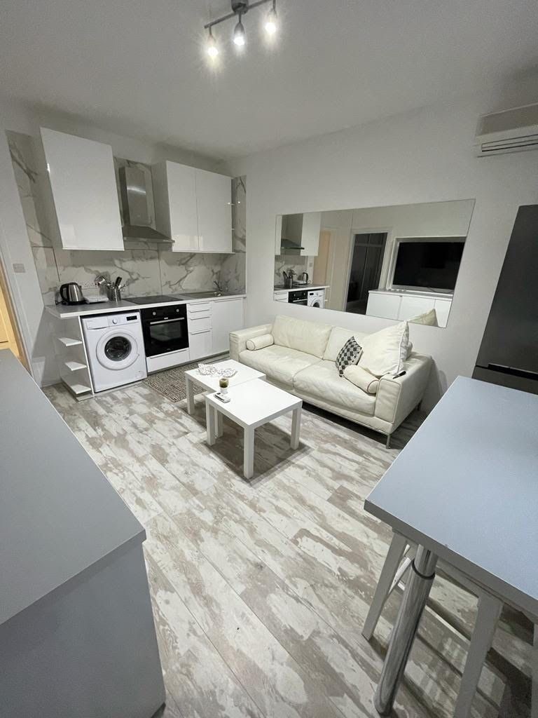 1 of 6: Living room and kitchenette