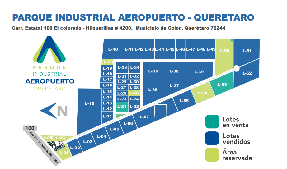 3 de 6: Terreno en venta Parque Industrial Aeropuerto Queretaro PIA