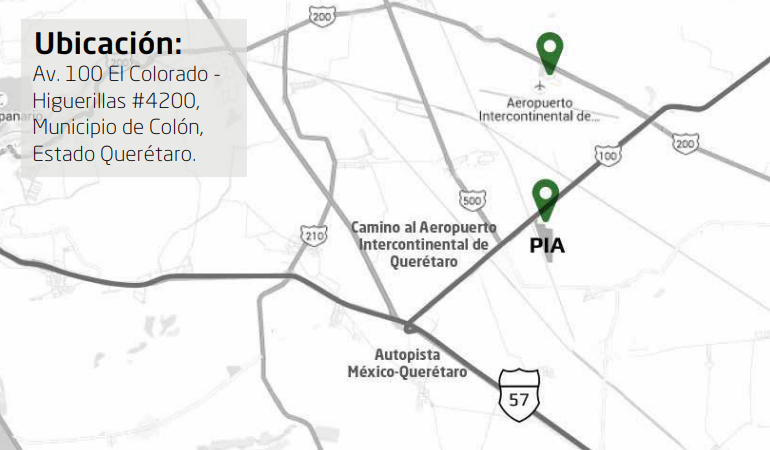 5 de 6: Terreno en venta Parque Industrial Aeropuerto Queretaro PIA