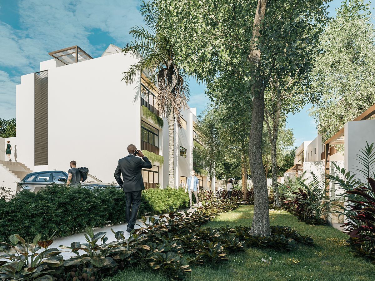 VISTA HACIA EL JARDÍN CENTRAL