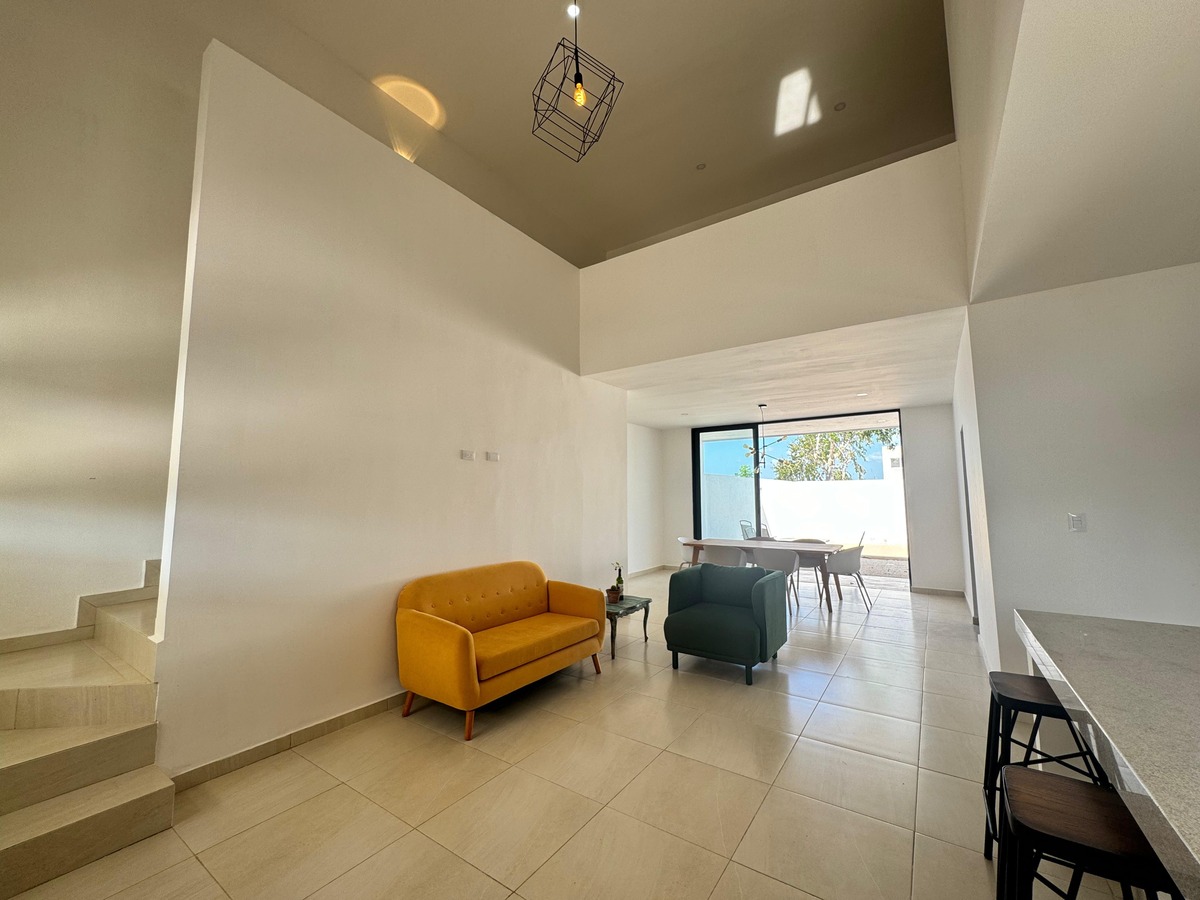4 de 17: Sala/comedor tipo loft