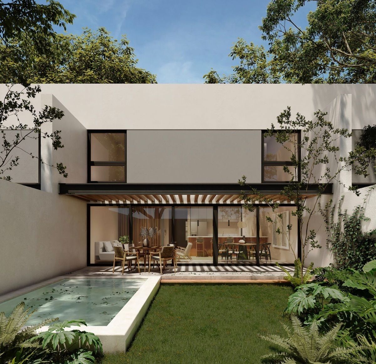 4 de 17: Fachada trasera