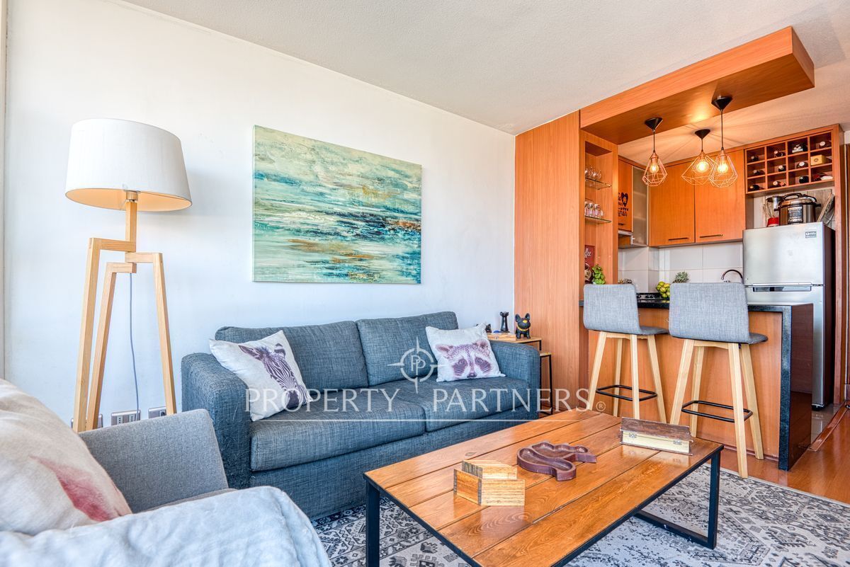 2 de 29: Living con cocina integrada