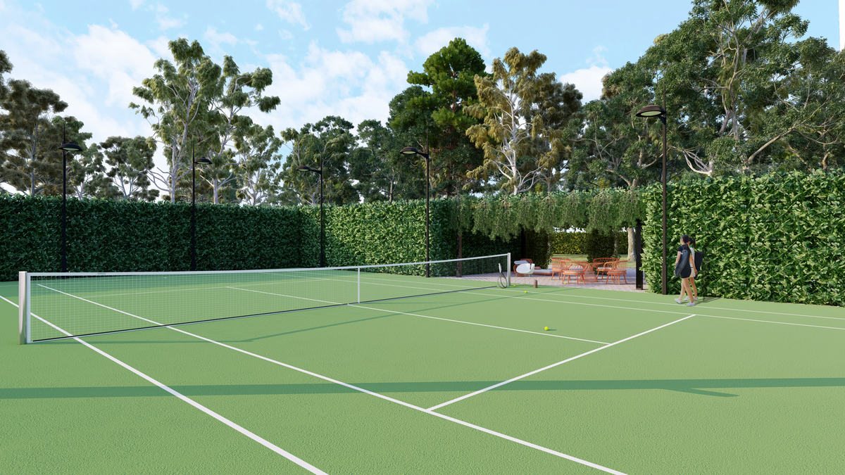 Cancha de Tennis profesional