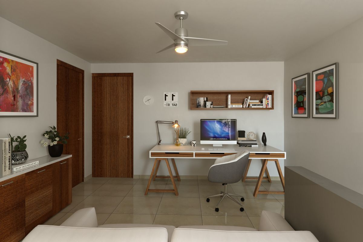 6 de 9: Estudio / Cuarto de TV.