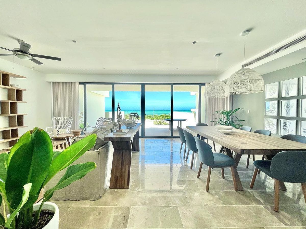 Departamento en Venta en la Playa Frente al Mar, Telchac Mod B