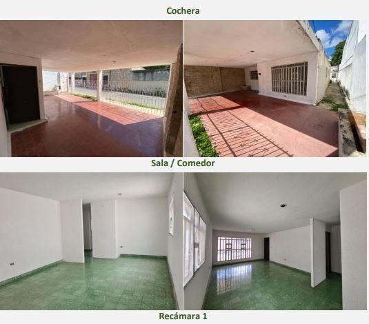 Renta de casa, una planta, 2 recámaras cerca del centro, Col. Itzimna,  Mérida