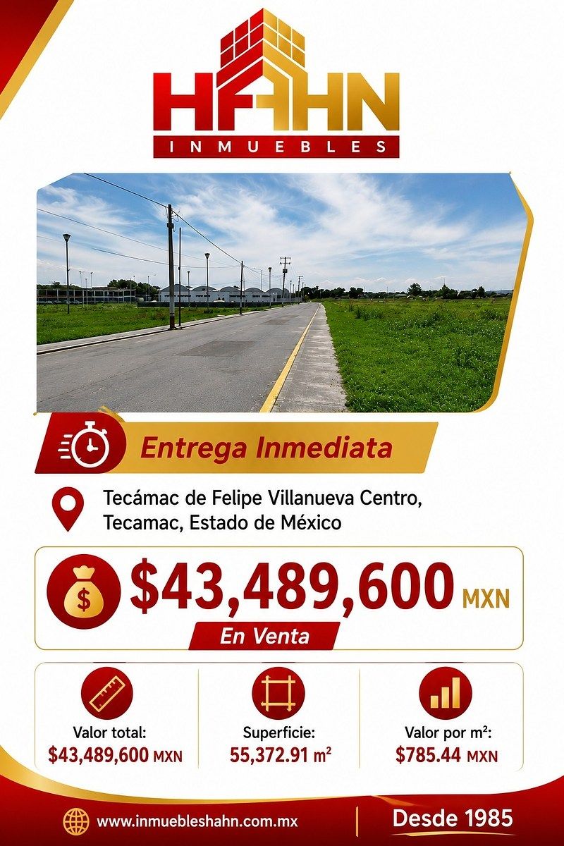 Lot in Tecámac de Felipe Villanueva Centro, Tecámac, photo 2 of 10