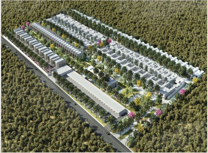 15 de 16: Vista aérea de la privada