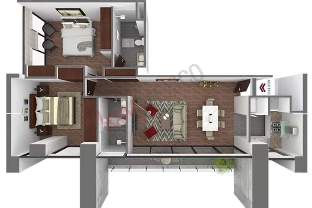 Apartamento em Tecnológico, Monterrey, foto 2 de 3