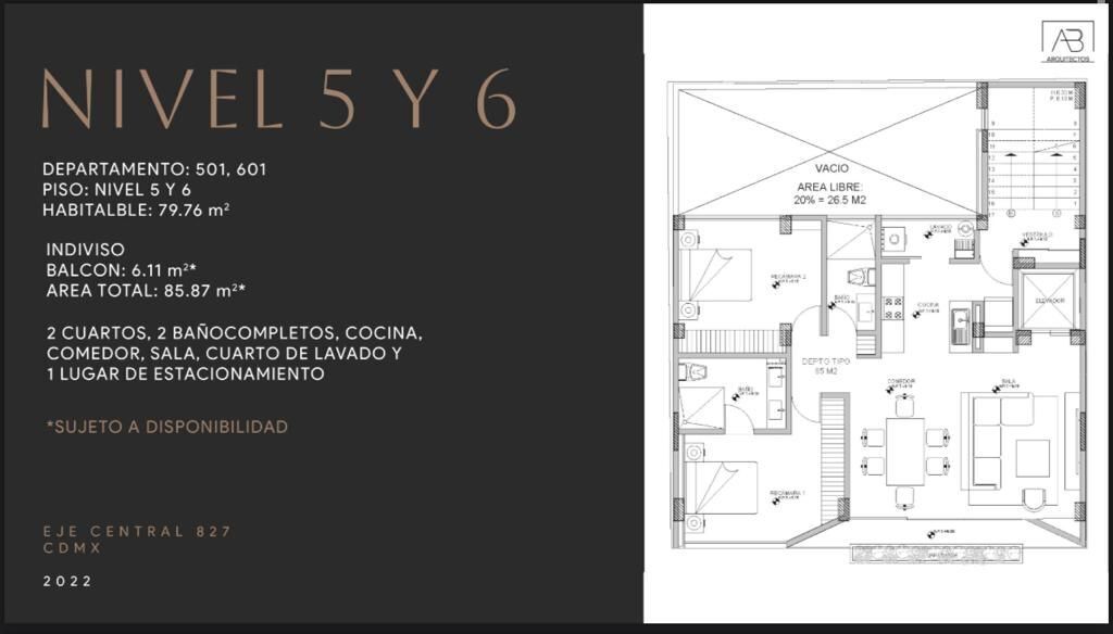 3 de 23: DEPARTAMENTOS 
5 Y 6