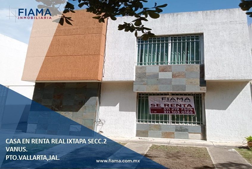 CASA EN RENTA  REAL IXTAPA BANUS 