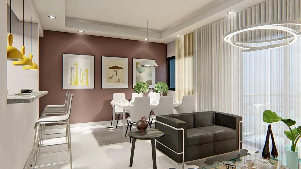2 de 11: Apartamento en venta en Los Tres Ojos de 3 habitaciones