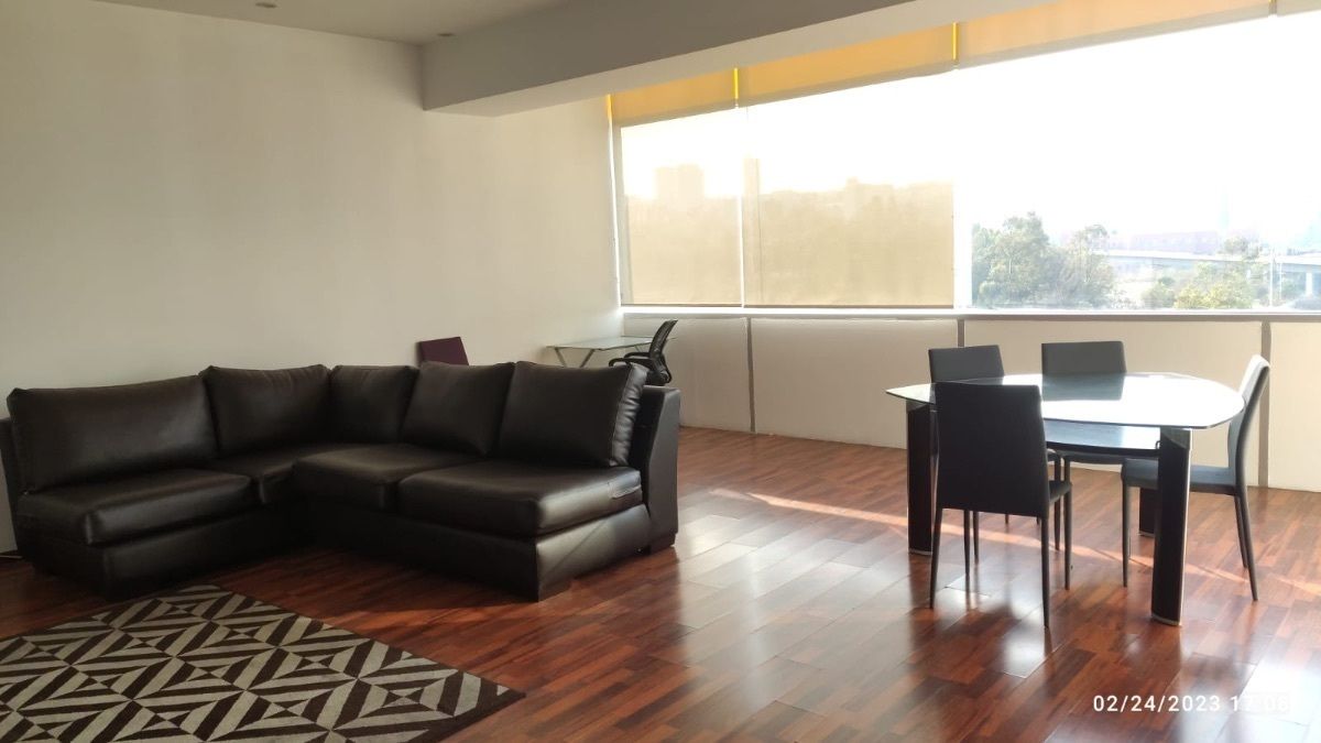 Estupendo depto amueblado se renta en latelier santa fe