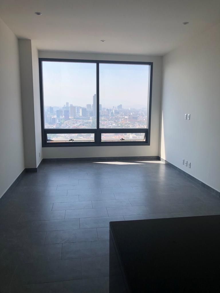 Bello depto  con vistas espectaculares y balcon se renta en Be grand Reforma
