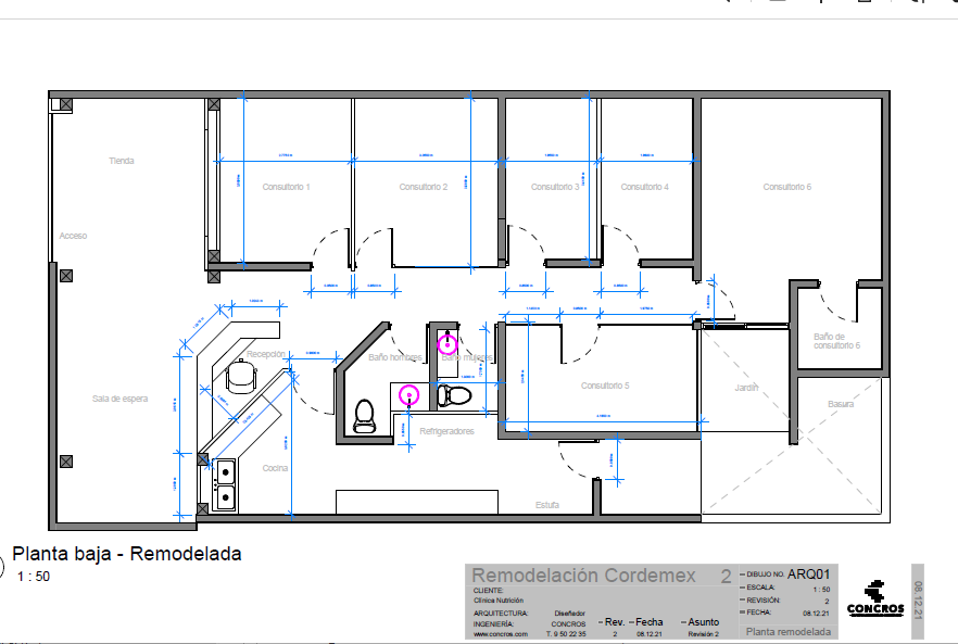 7 de 12: PLANO DE DISTRIBUCION LOCAL COMERCIAL