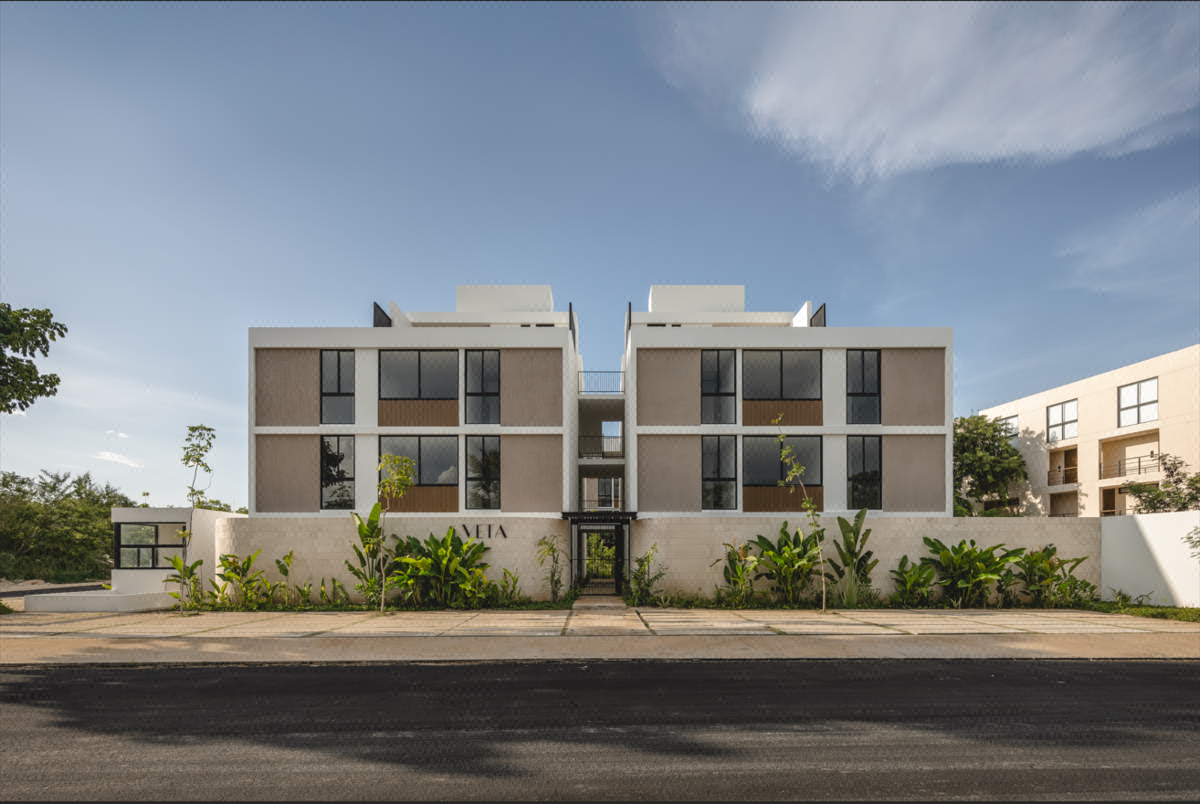 Departamento en Venta de Entrega Inmediata de 2 Recámaras en Temozón Norte