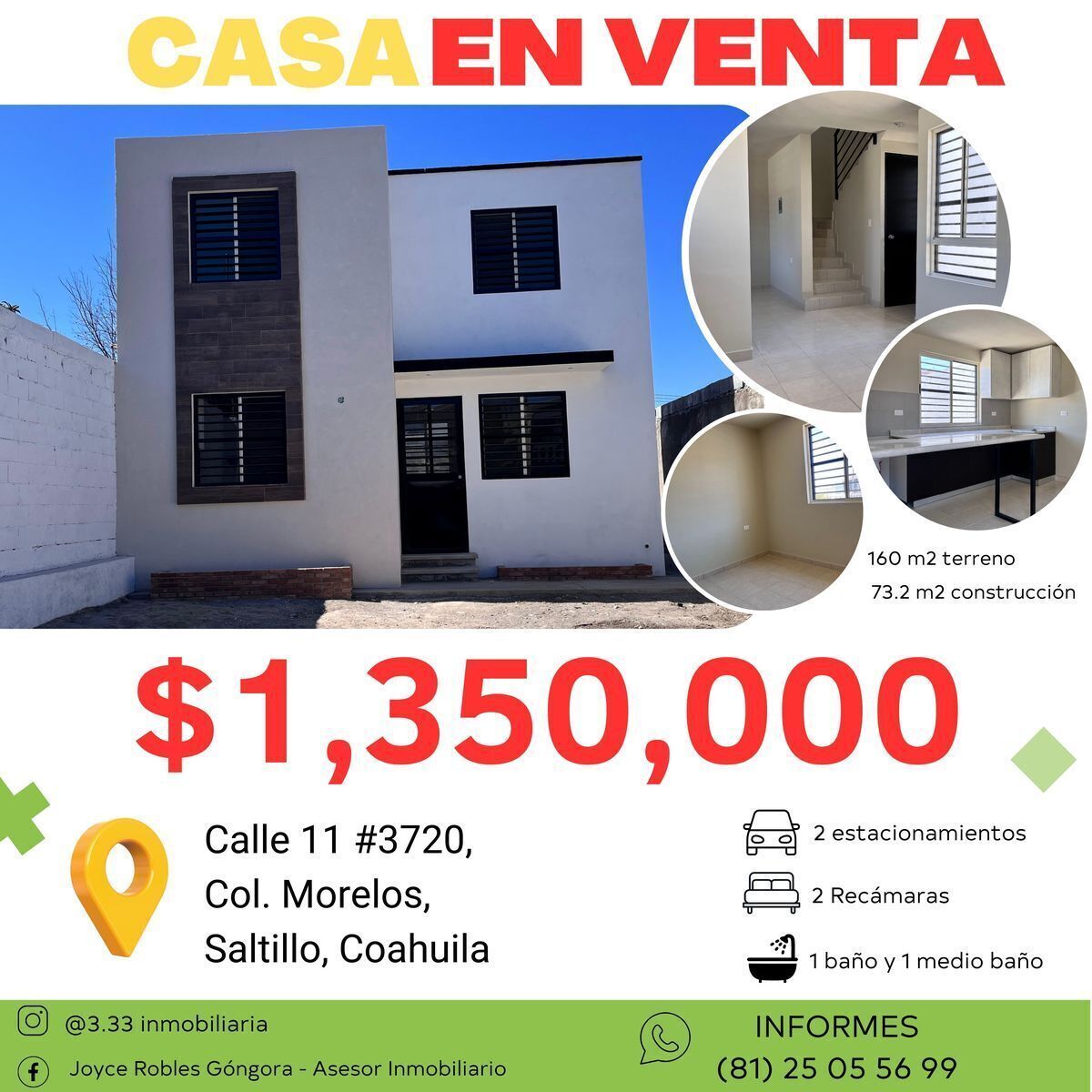 VENTA de CASA en Col. MORELOS, SALTILLO, COAH. | EasyBroker