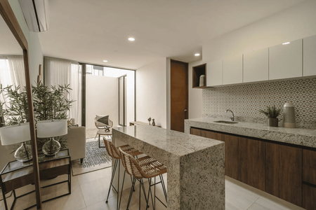 Depatamentos en Venta en Privada con amenidades y futura plaza Seremos Dzityá.