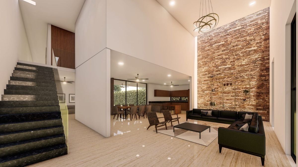10 de 45: RENDER INTERIORES SALA COMEDOR COCINA 