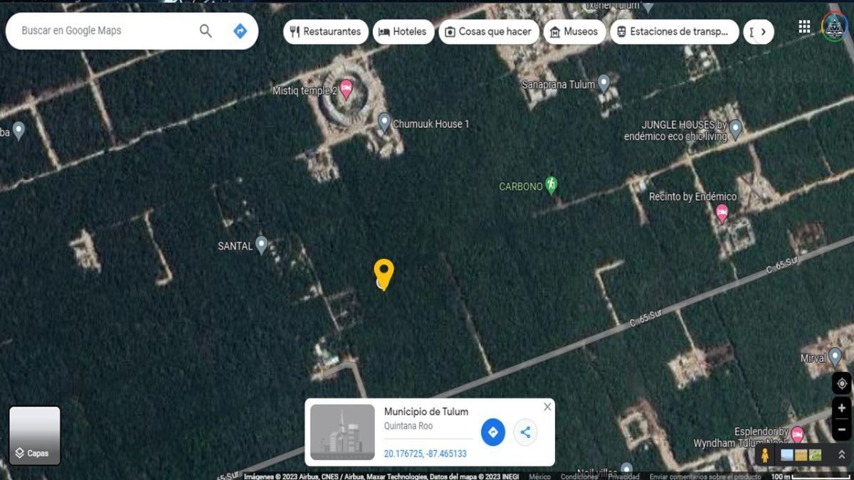 9 de 11: Ubicación Google Earth y distancias a desarrollos.