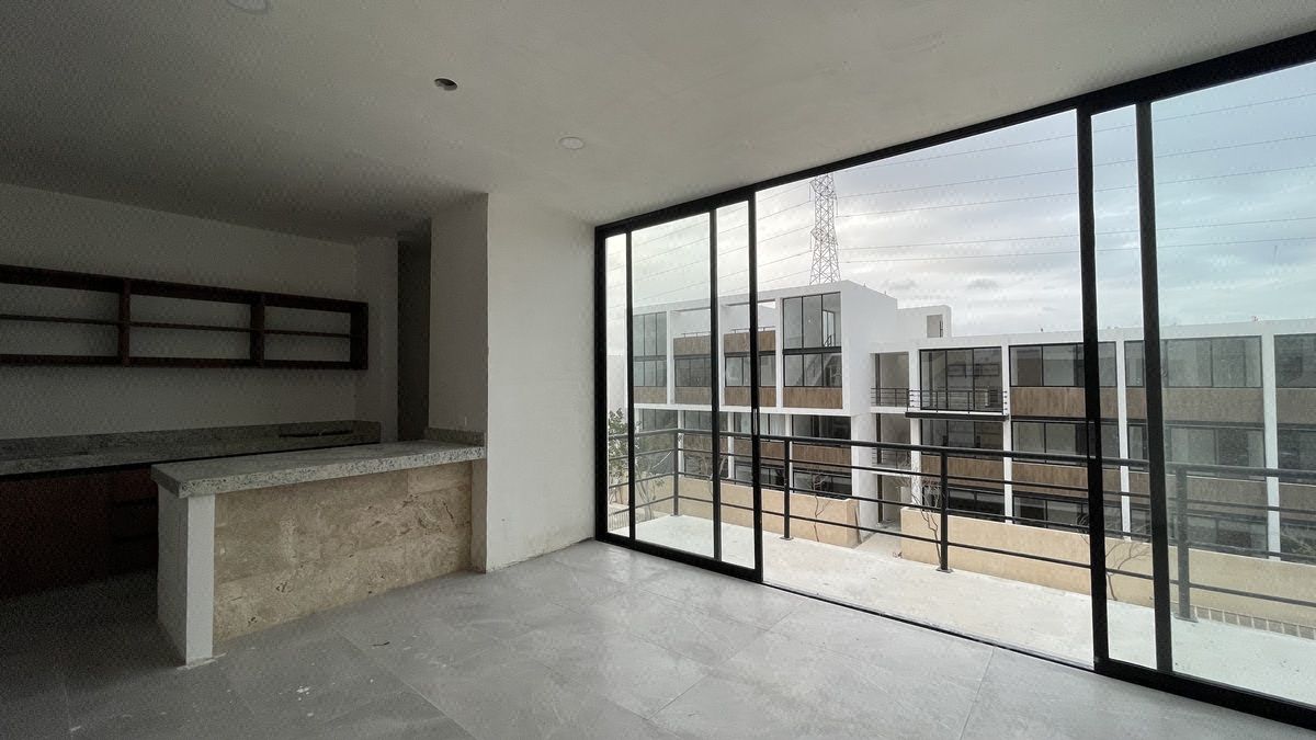 Departamento con Balcón en Venta en Mérida Yucatán en Temozón Norte
