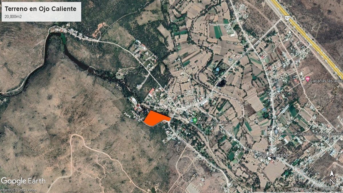 Terreno en venta en Ojo Caliente 20,000m2 - foto 1