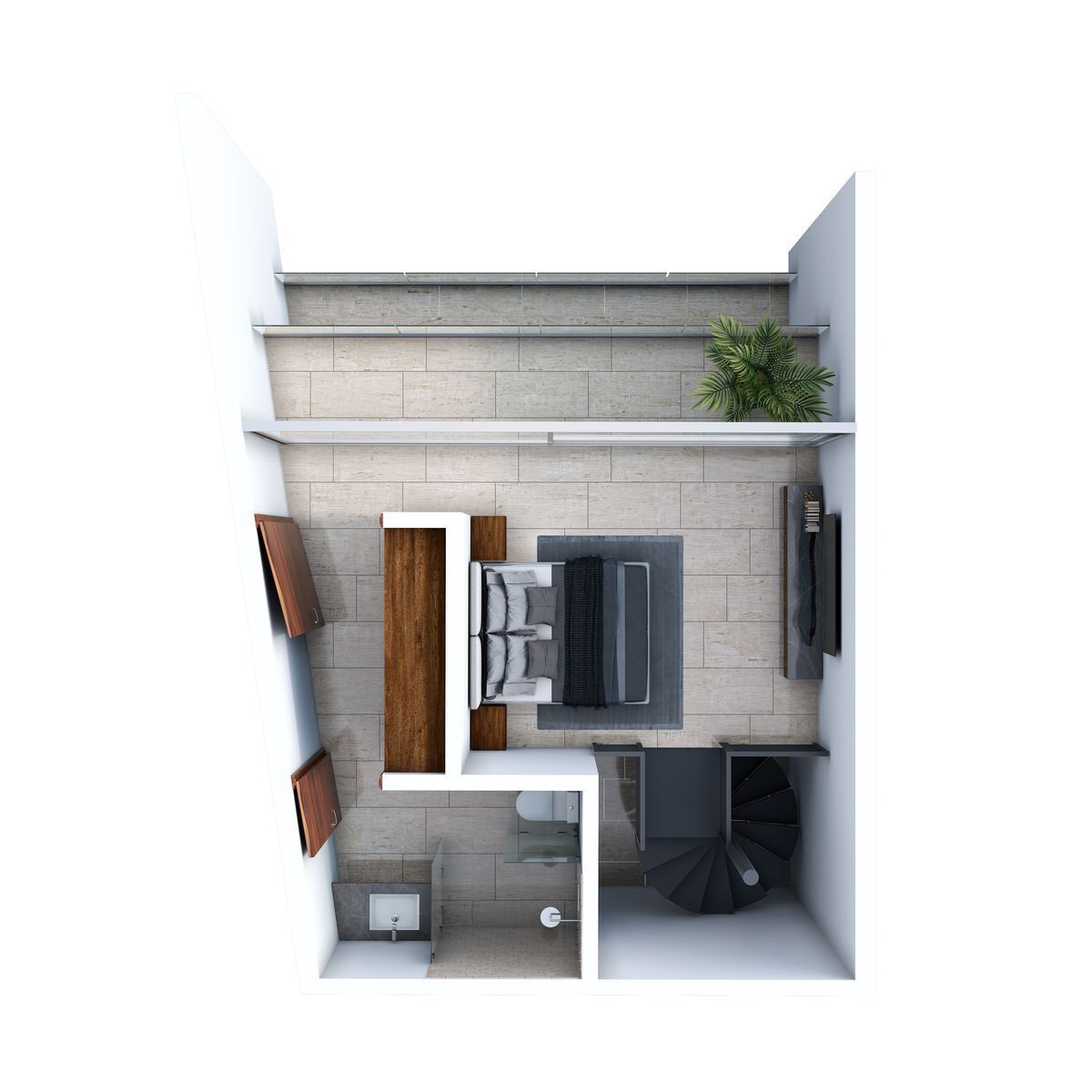 8 de 16: Distribución Planta Alta