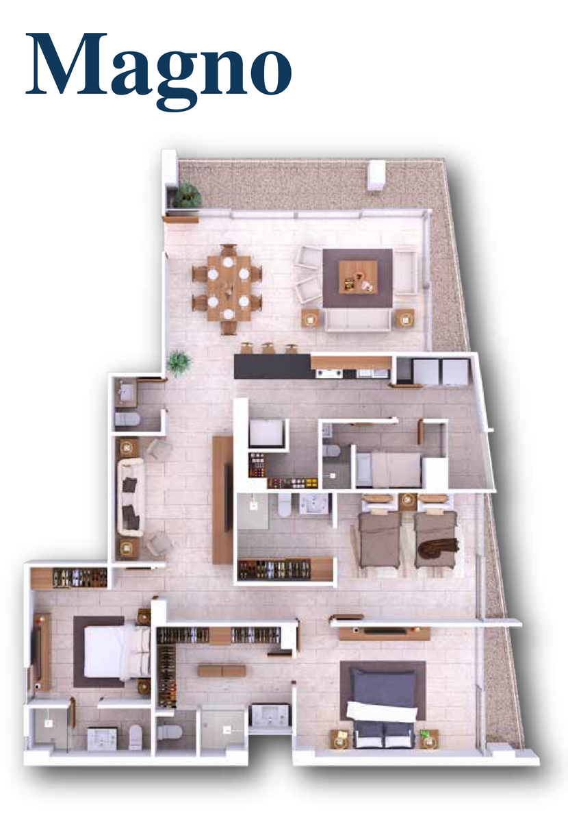 3 de 9: Departamento en venta Torre Imperia Country Club Gdl