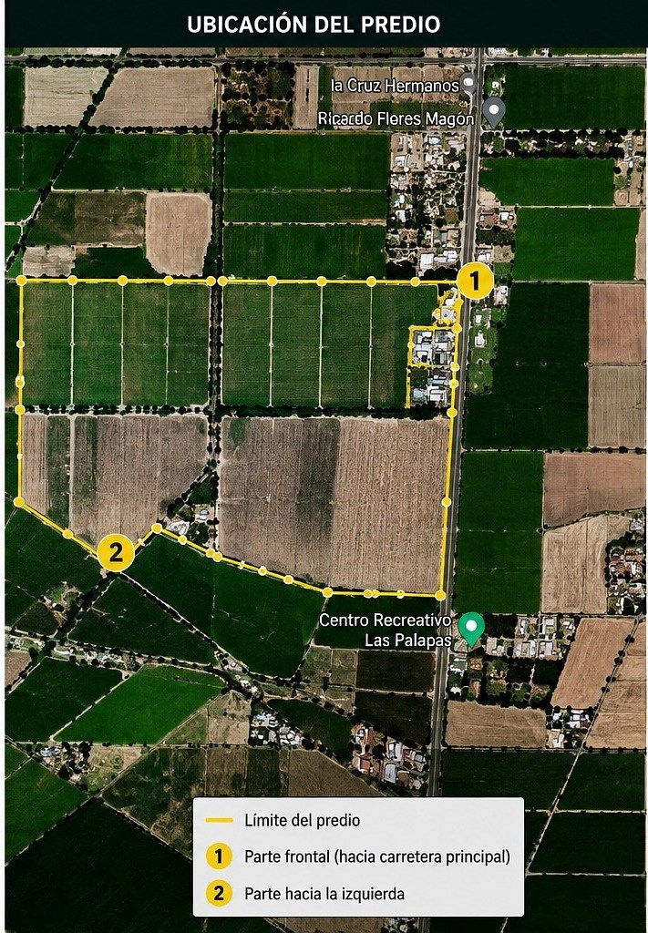 Terreno Industria en Venta  LgAH  54ha $350 MXN por m2 en Rincón de Romos Agus., foto 1 de 5