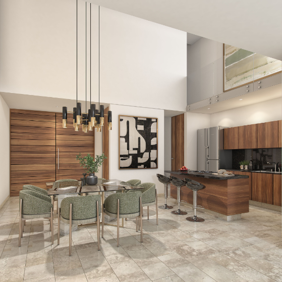 Comedor-cocina (imagen ilustrativa)