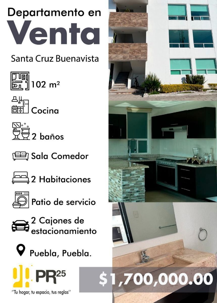 Venta de Departamentos en Santa Cruz Buenavista