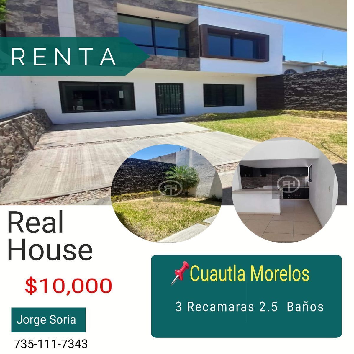 RENTA CASA EN CUAUTLA MORELOS NUEVA | EasyBroker