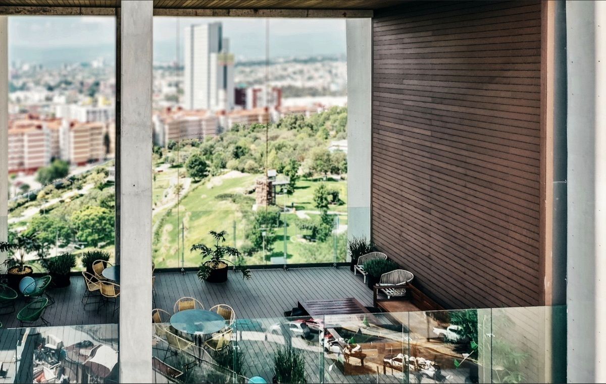 Jardín Zen de triple altura