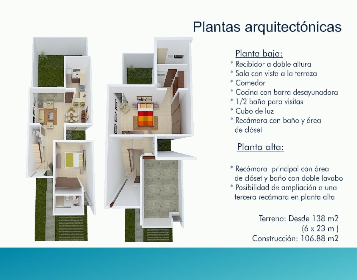 5 de 20: Planta Arquitectónica Modelo Perla