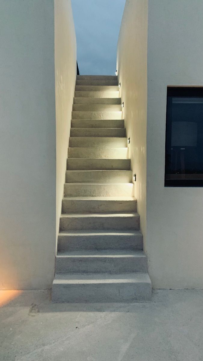 25 de 41: Escaleras hacia roof top deck.