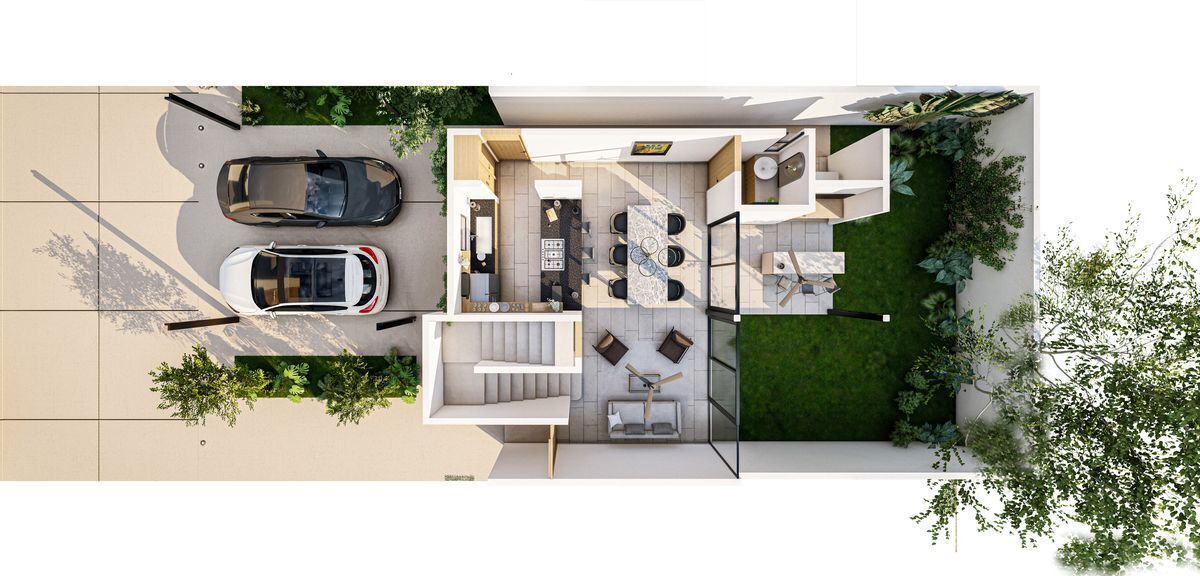 4 de 15: casa modelo terraza planta baja