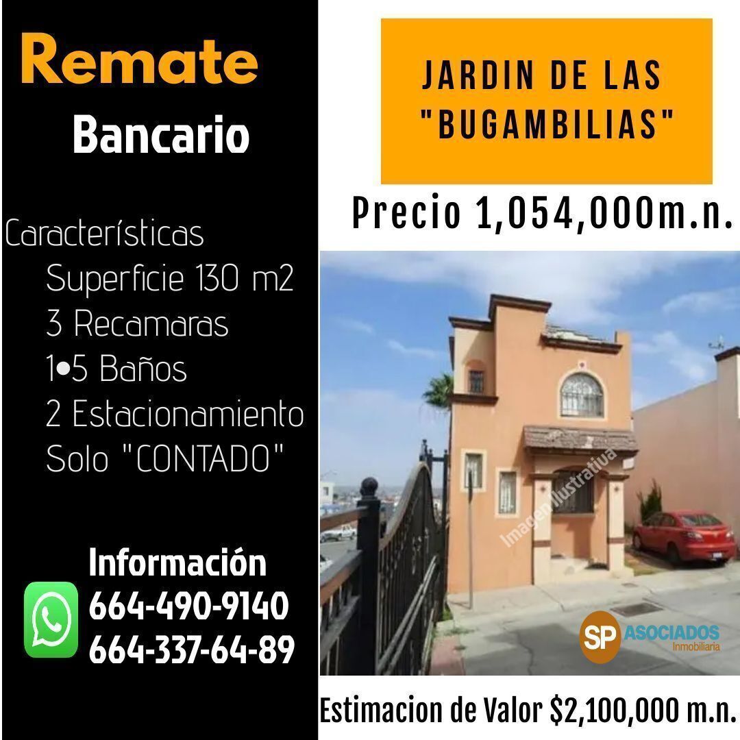 JARDIN DE LAS BUGAMBILIAS-REMATE BANCARIO | EasyBroker