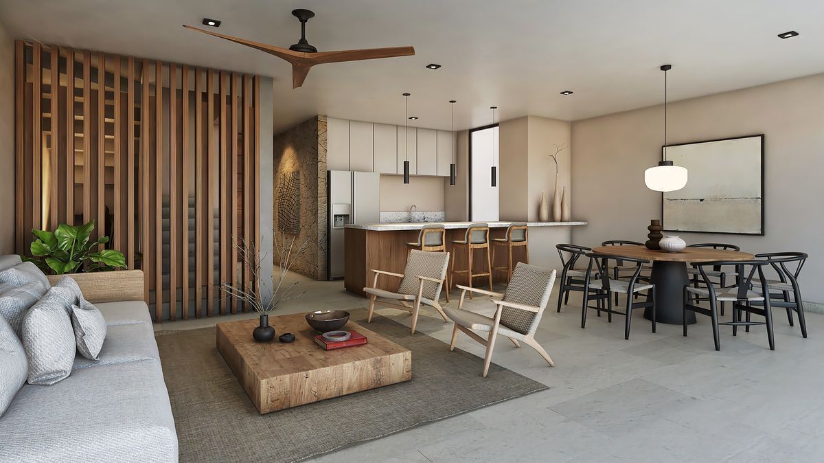 6 de 14: Sala, Comedor, Cocina